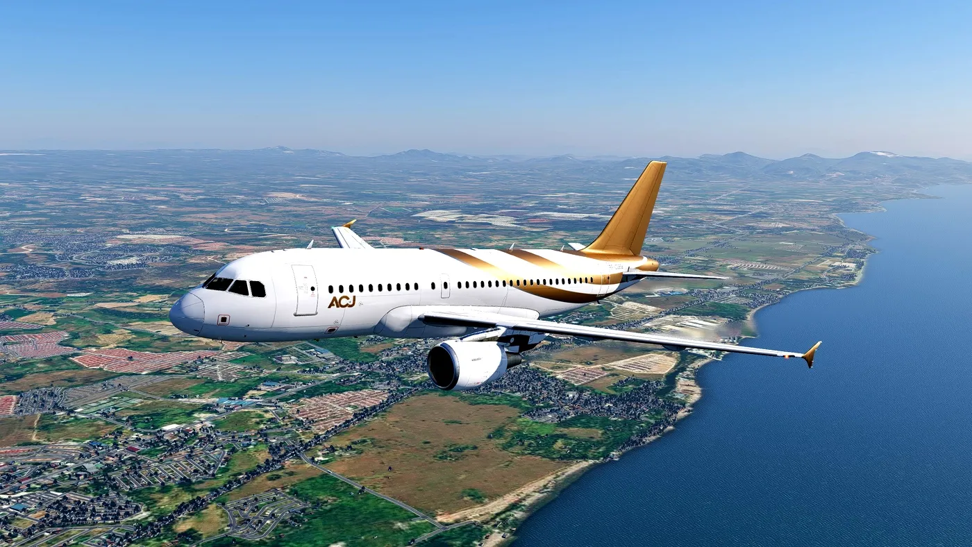 Airbus ACJ319 VIP airliner